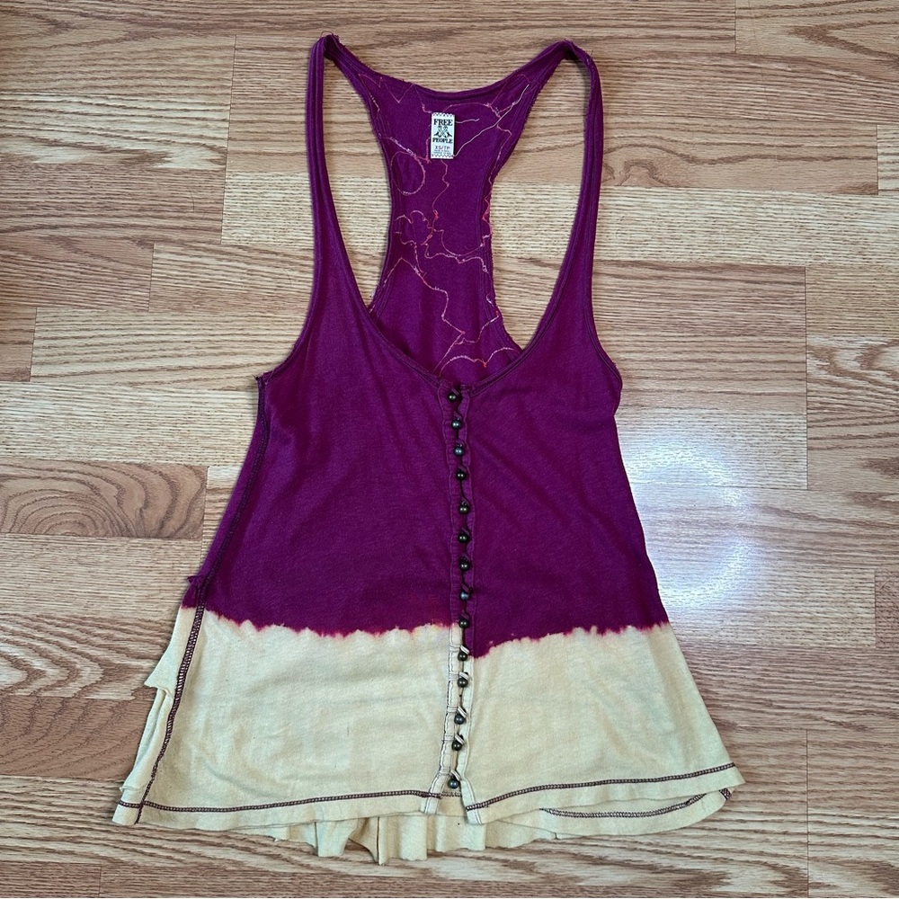 Free People button up tank size xs